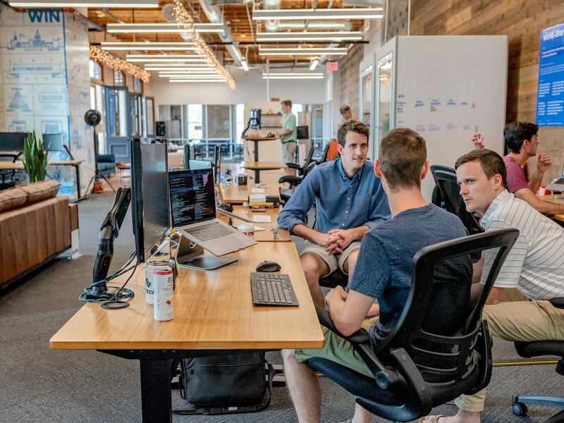 Open work space at Q Branch